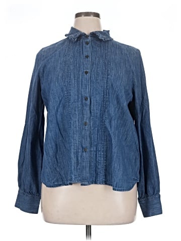 Caslon Long Sleeve Button-Down Shirt (view 1)