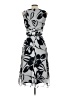 Patra 100% Polyester Print Gray Cocktail Dress Size 10 - photo 2