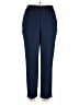 DonnKenny Classics 100% Polyester Solid Blue Casual Pants Size 16 - photo 1