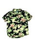 Old Navy Floral Green Short Sleeve Button-Down Shirt Size 4T - photo 1