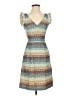 Tabitha 100% Polyester Print Teal Casual Dress Size 0 - photo 1