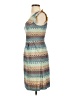 Tabitha 100% Polyester Print Teal Casual Dress Size 0 - photo 5
