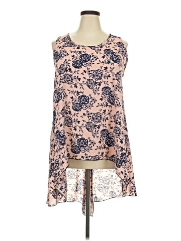 Hot Ginger Sleeveless Blouse (view 1)