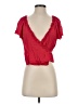 Wilfred 100% Viscose Red Short Sleeve Blouse Size S - photo 1