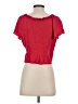Wilfred 100% Viscose Red Short Sleeve Blouse Size S - photo 2