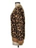 MOUSSY Animal Print Brown Pullover Sweater One size - photo 5
