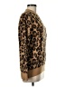 MOUSSY Animal Print Brown Pullover Sweater One size - photo 4