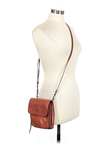 American Leather Co Leather Crossbody Bag (view 2)