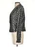 Bigio Collection 100% Acetate Print Silver Blazer Size 4 - photo 5