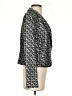 Bigio Collection 100% Acetate Print Silver Blazer Size 4 - photo 4
