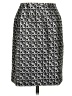 Bigio Collection Graphic Silver Formal Skirt Size 4 - photo 1