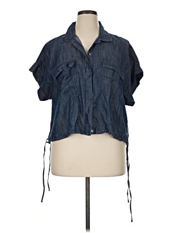 Banana Republic Factory Store Short Sleeve Blouse (view 1)