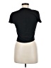 Faded Rose Black Short Sleeve Top Size M - photo 2