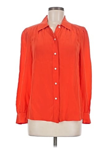 J.Crew Long Sleeve Silk Top (view 1)