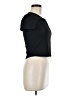 Faded Rose Black Short Sleeve Top Size M - photo 4