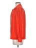 J.Crew 100% Silk Orange Long Sleeve Silk Top Size 6 (petite) - photo 5