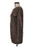 BB Dakota Animal Print Brown Pullover Sweater Size M - photo 5