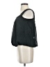 Leon Max 100% Silk Green Sleeveless Silk Top Size S - photo 5