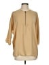 Vince. Tan 3/4 Sleeve Blouse Size XS - photo 1