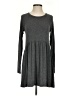 BCBGeneration Solid Gray Casual Dress Size S - photo 1