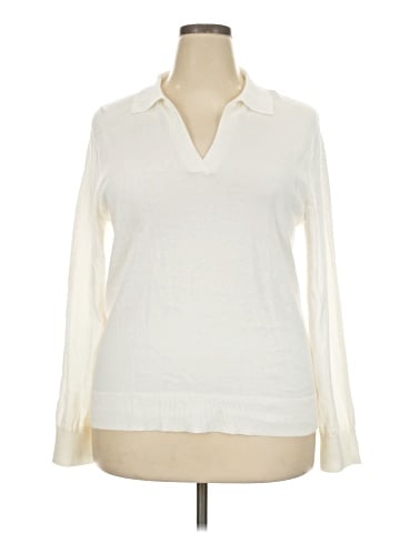 J.Crew Factory Store Long Sleeve Polo (view 1)