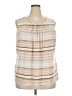 Calvin Klein Tan Sleeveless Blouse Size 3X - photo 1