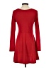 Doublju Solid Red Casual Dress Size S - photo 2