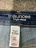 Maurices Solid Blue Jeggings Size 24 - photo 4