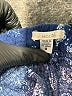 Ecote 100% Rayon Paisley Blue Shorts Size S - photo 3