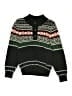 Peek... 100% Cotton Argyle Black Pullover Sweater Size 12 - photo 1