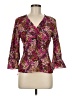 Kas Designs 100% Polyester Pink 3/4 Sleeve Blouse Size M - photo 1