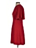 Sandro Solid Burgundy Casual Dress Size XS (estimated) - photo 5
