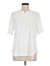 Appleseeds Ivory Short Sleeve Henley Size M - photo 1