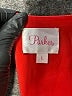 Parker 100% Silk Solid Red Cocktail Dress Size L - photo 7