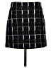 Club Monaco Graphic Black Wool Skirt Size 4 - photo 1