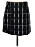 Club Monaco Graphic Black Wool Skirt Size 4 - photo 2