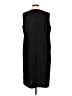 Studio C 100% Polyester Solid Black Casual Dress Size L - photo 2