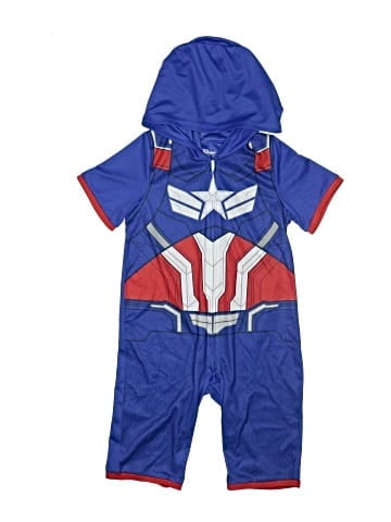 Captain America Short Sleeve Onesie (view 1)