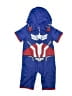 Captain America Blue Short Sleeve Onesie Size 8 - photo 1