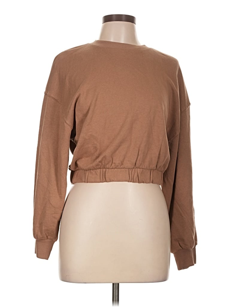 Zara Pullover Sweater In Brown