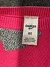 OshKosh B'gosh 100% Cotton Hearts Pink Pullover Sweater Size 6X - photo 3