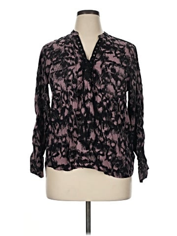 Rock & Republic Long Sleeve Blouse (view 1)