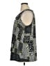 Alfani 100% Polyester Gray Sleeveless Blouse Size XL - photo 5