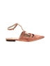 Ann Taylor Orange Flats Size 8 1/2 - photo 1