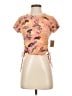 One Step Up Floral Pink Short Sleeve T-Shirt Size S - photo 1