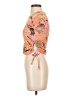 One Step Up Floral Pink Short Sleeve T-Shirt Size S - photo 5