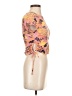 One Step Up Floral Pink Short Sleeve T-Shirt Size S - photo 4