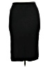Marled Solid Black Casual Skirt Size XL - photo 2