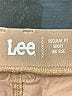 Lee Solid Tan Khaki Shorts Size 10s - photo 3