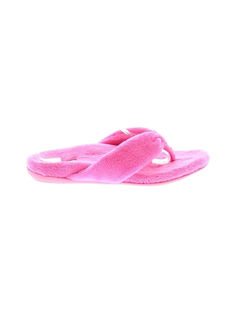 Pre-owned Vionic Flip Flops In Pink